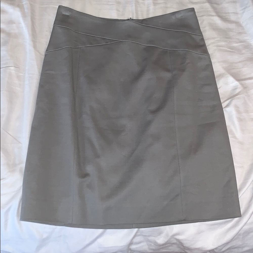 NWOT Banana Republic Gray Suit Skirt 00